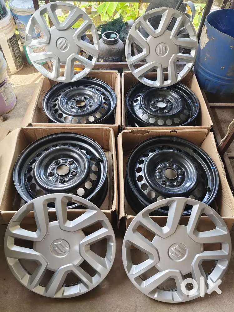 Genuine Maruthi Suzuki Brezza 2020 unused  Steel wheel set(set of4)