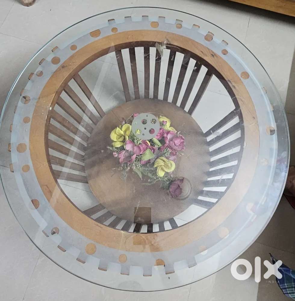 Round Glass Table
