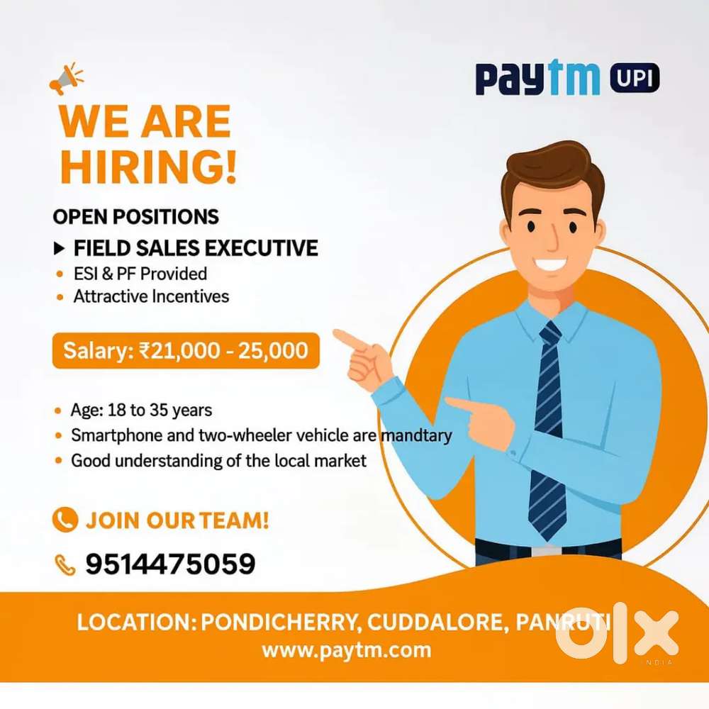 Paytm service pvt ltd field sales executive