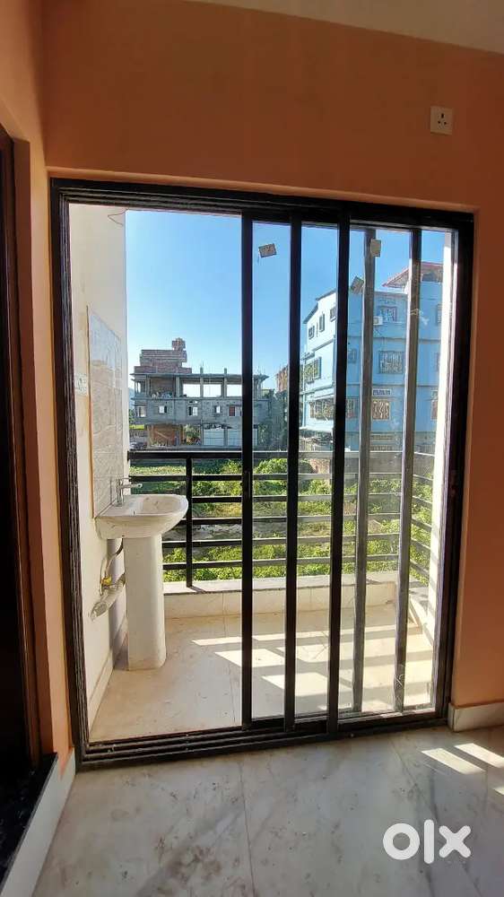 Newly constructed flat with lift, parking and security