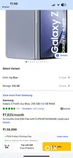 Fold 5 best condition no scratch with bill box