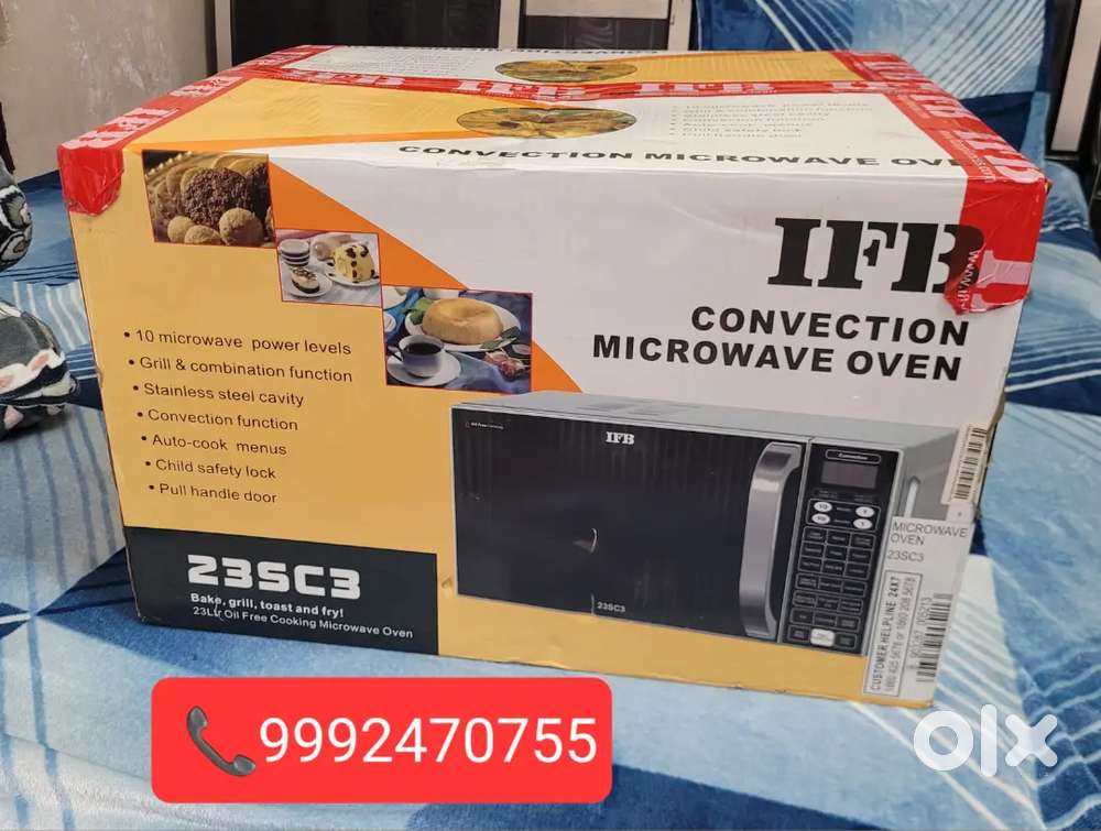 IFB Microwave oven 3-in-one New
Box open