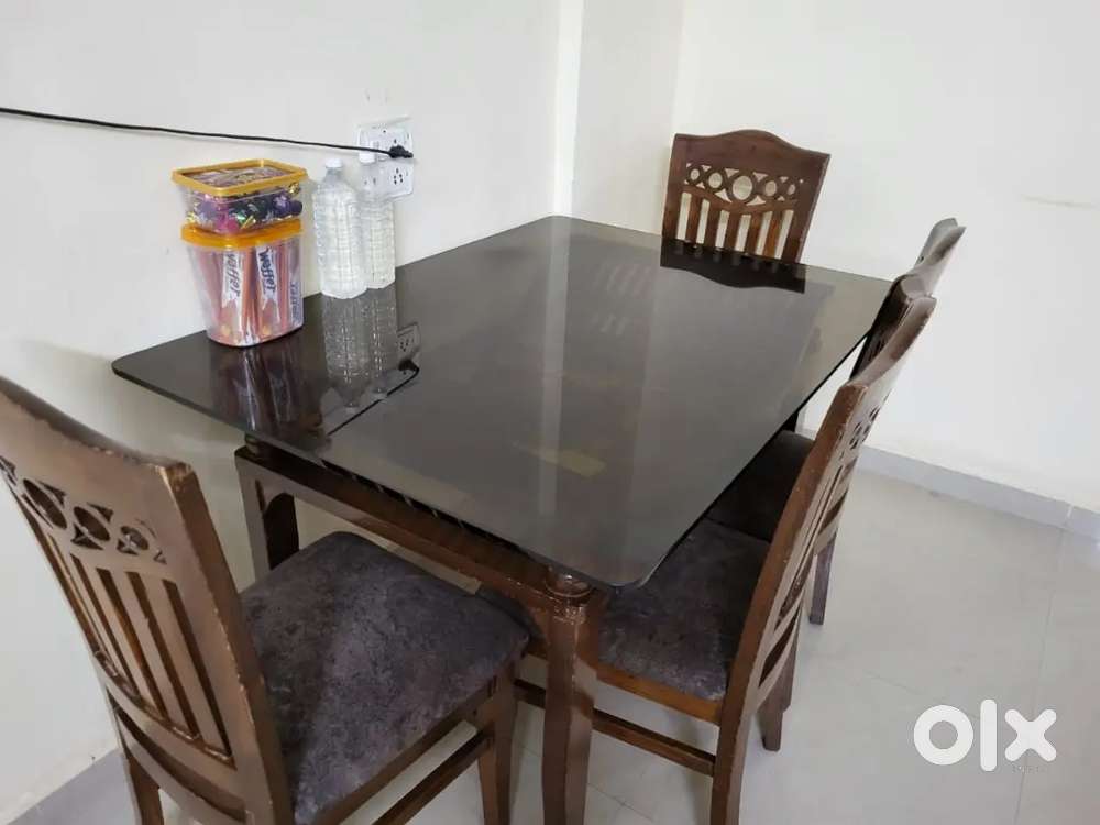 Wooden dining table