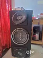 Sub woofer music system including amp