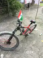 My nice cycle dis break suspension with hunk cycle with new model Red