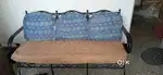 5 seater iron sofa