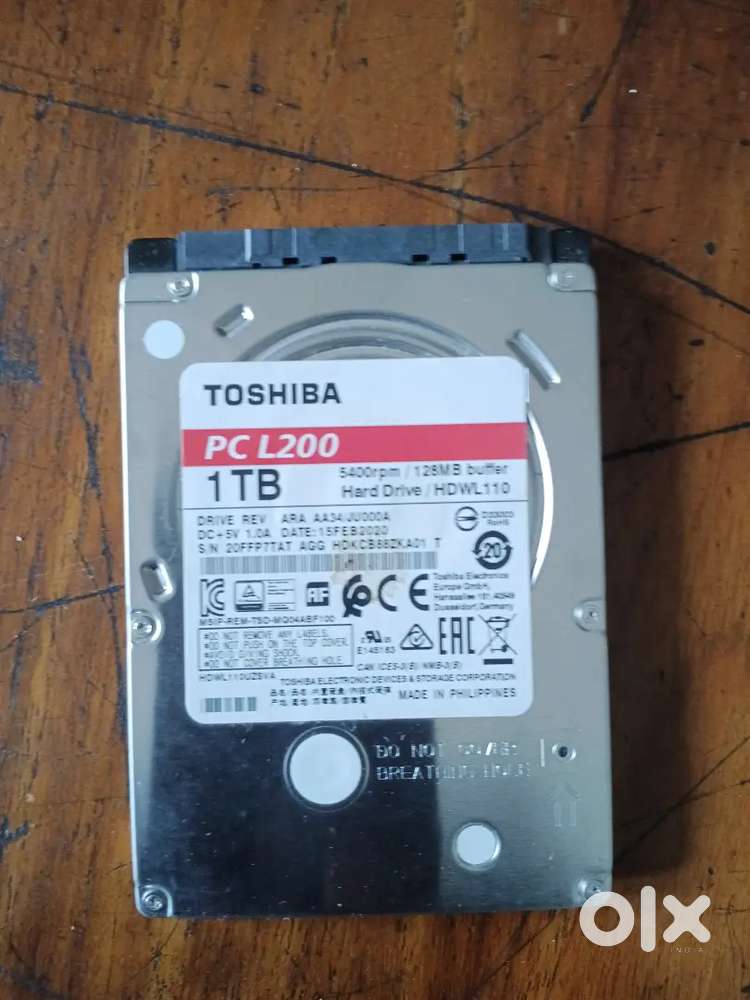 Sata 1 TB, 500 GB,320 GB  intenal hard disk for laptop