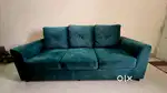 Move Out Sale - Teal color Sofa Set 3+1+1