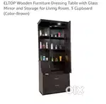 Eltop, wooden dressing table and storage.