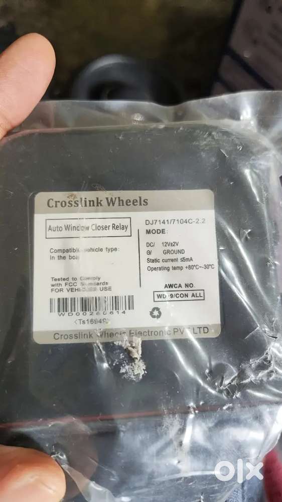 Car window  auto close relay un used