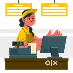 Cash conter and billing staff for chicken and vegetable shop