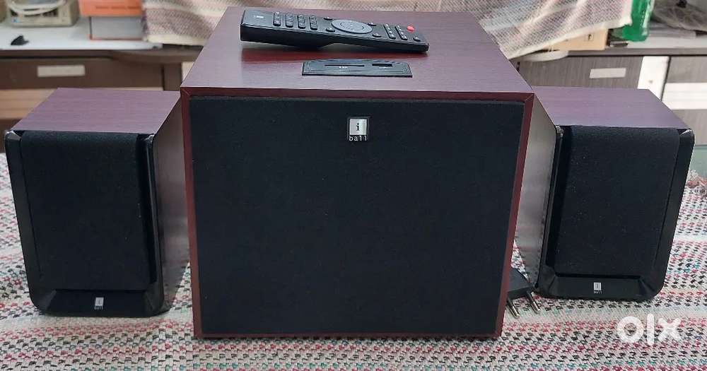 Audio box with speakers