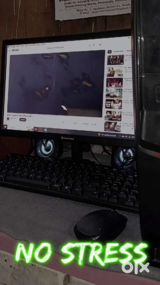 Monitor mouse keyboard and cpu set all ok