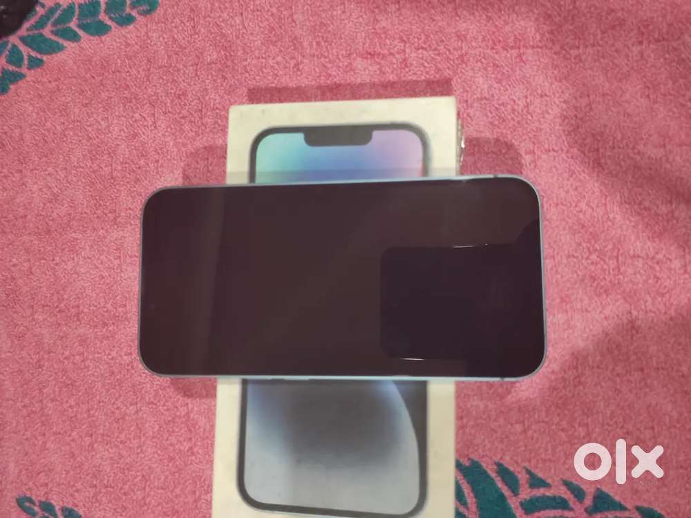 Iphone 14 with spigen glass & cable