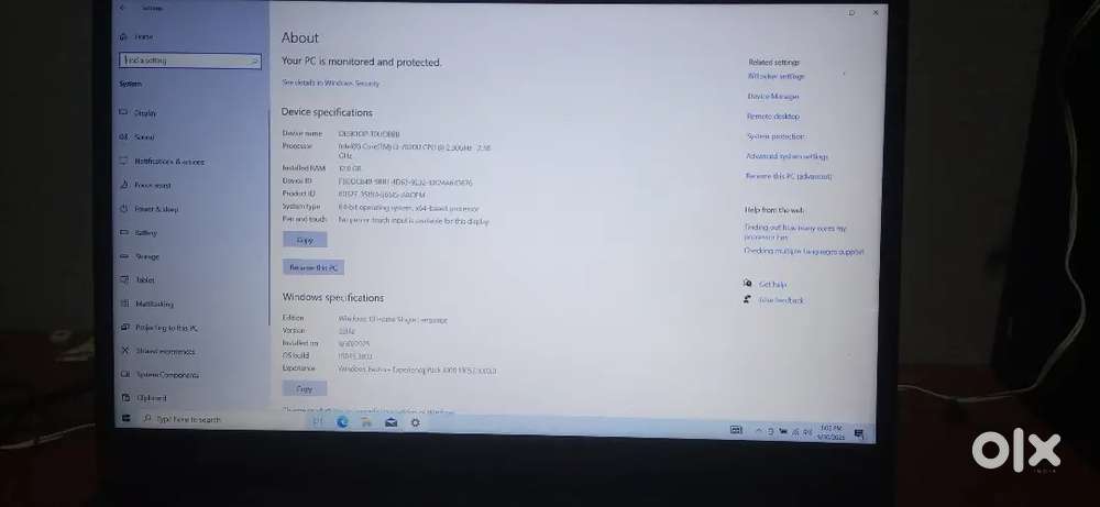 Lenovo ideabad S145 core i3 7th generation 12gb Ram 128 GB nvav 2TB