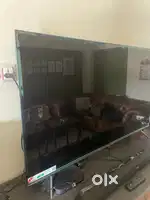 Sansui 55 inch Qled tv along with Govo 200 watts speaker, base tube