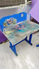 Kids study table and steel tokri