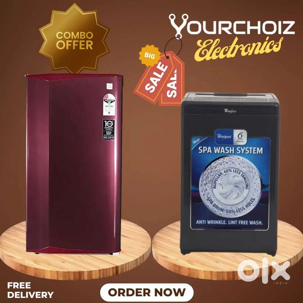 Weekend offers for fridge or washing