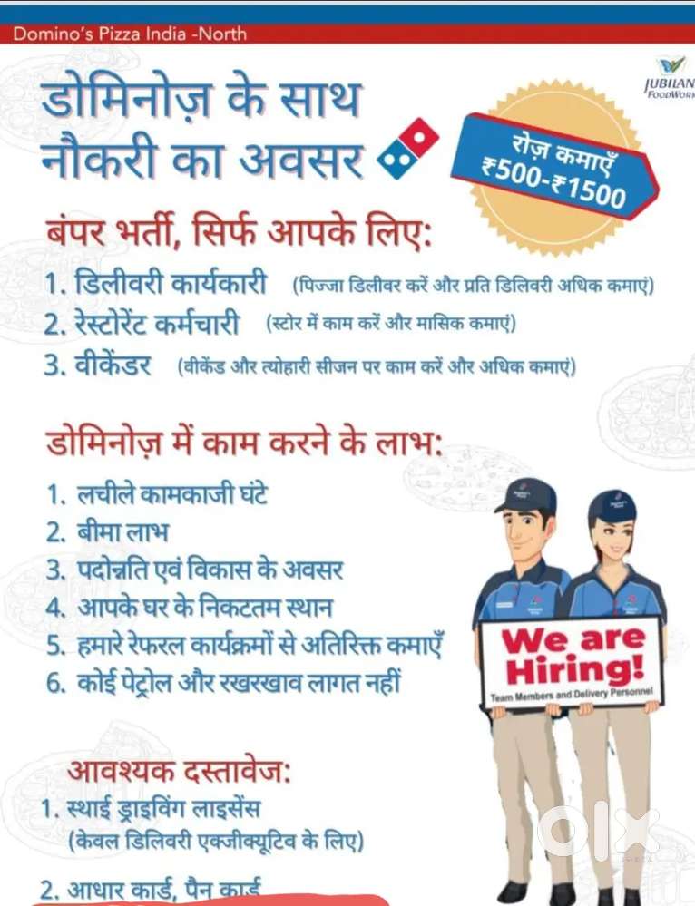 Domino's delivery partner