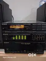 Sony amplifier APM FH 606R antique ,National AFD small antique speaker