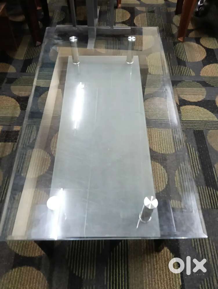 Glass Teapoy for sale