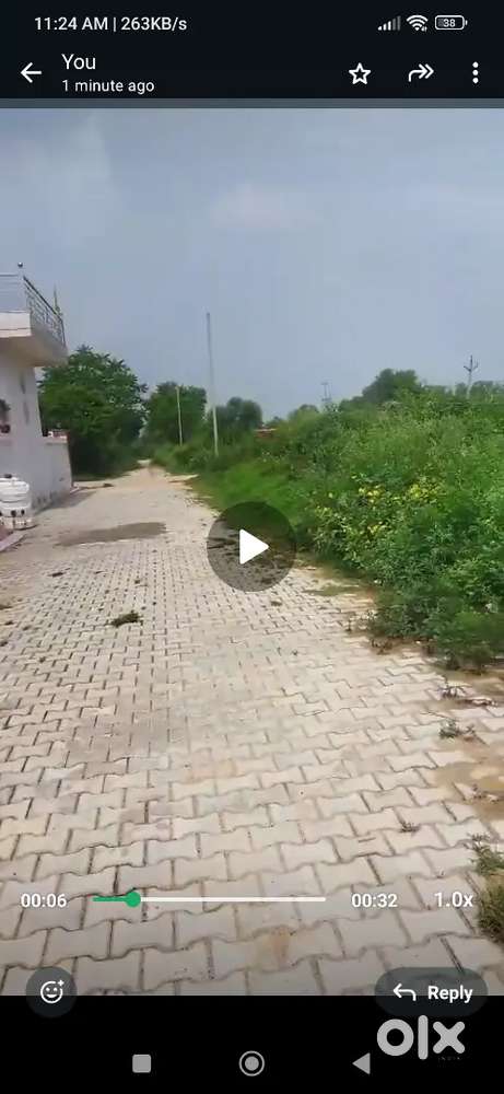 Good plot for buying near sangwan hospital  jhoju kalan near Honda age