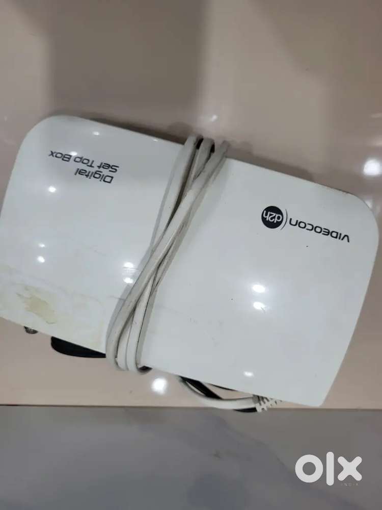 Videocon d2h sd set-top box and dish