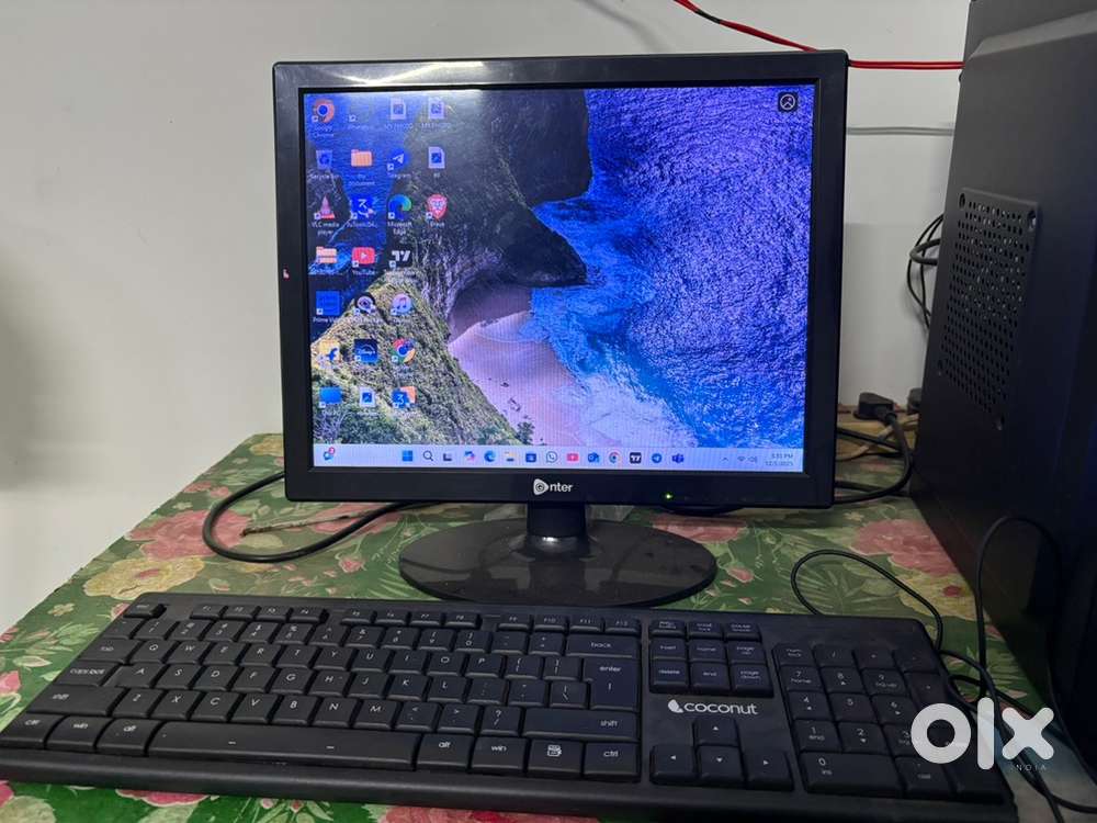 All set computer 19jan2024 me dzab cpu 8gb ram 120gb ssd 500gb hardisk