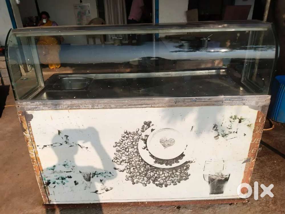 Food cart fully steel and glass