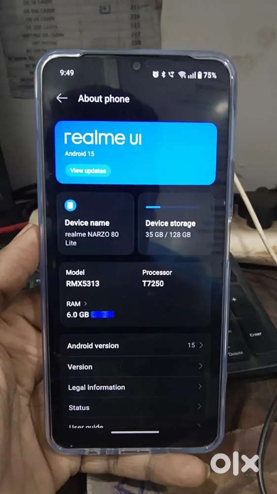 NARZO 80 6+128 LITE LAST PRICE 6000