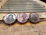 Set of 3 Traditional Hand Drums / Dholkis – Good Condition