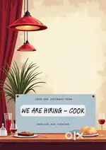 Job Vacancy – Cook Required for Restaurant