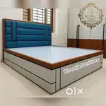 Khwaja furniture. Full cushion Bed. Bajaj finance available