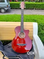 Guitar red colour