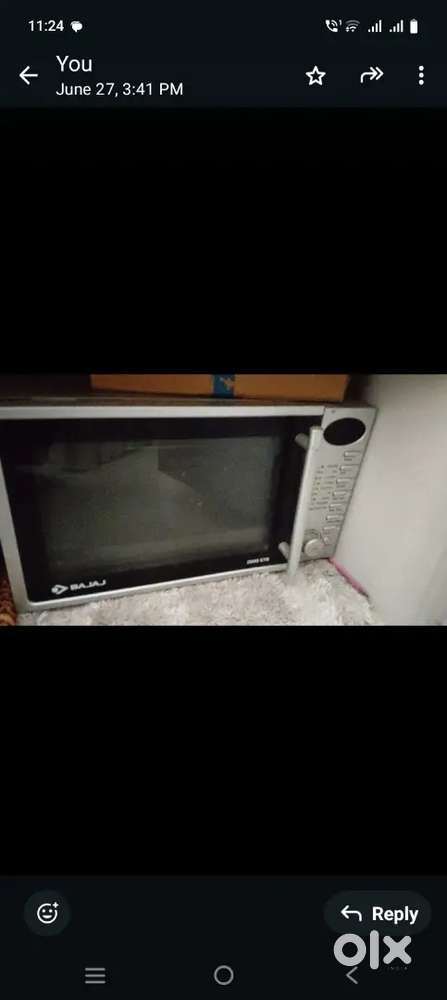 Microwave with conventional