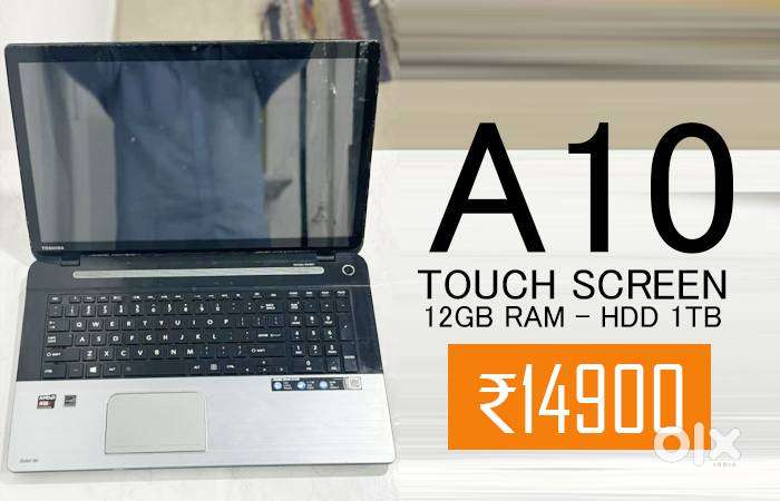 TOSHIBA LAPTOP - TOUCH SCREEN - 12GB RAM - 1TB HDD - A10 AMD