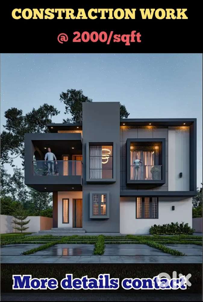 Constraction work @ 2000/sqft