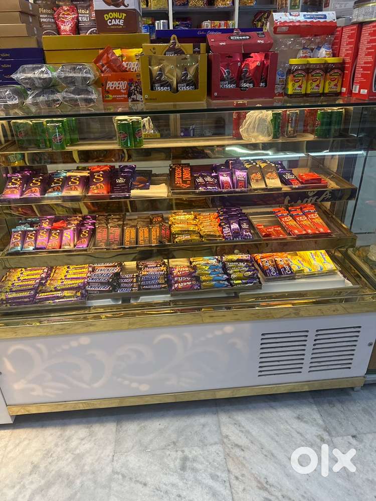 Display choclate and sweet fridge
