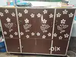 Sturdy plywood made very strong quality showcase wardrobe