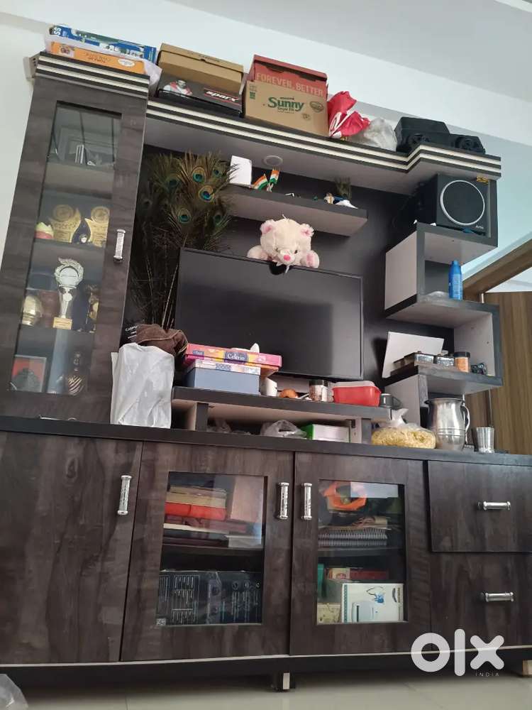 Tv unit,Sofa, wardrobe with dressing table, computer table