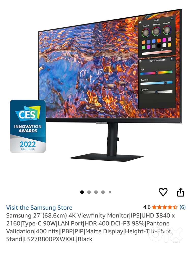 Samsung 27 inch monitor HDR USB C