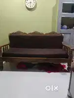 Wooden sofa