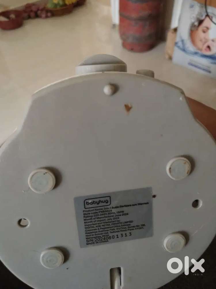 Baby bottle sterliser