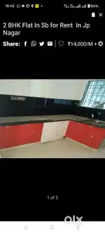 BEST 2 BHK FOR RENT IN KOTHNUR DINNE NEAR VISHAL MEGA MART