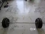 2 year old stainless steel Rod plus weights