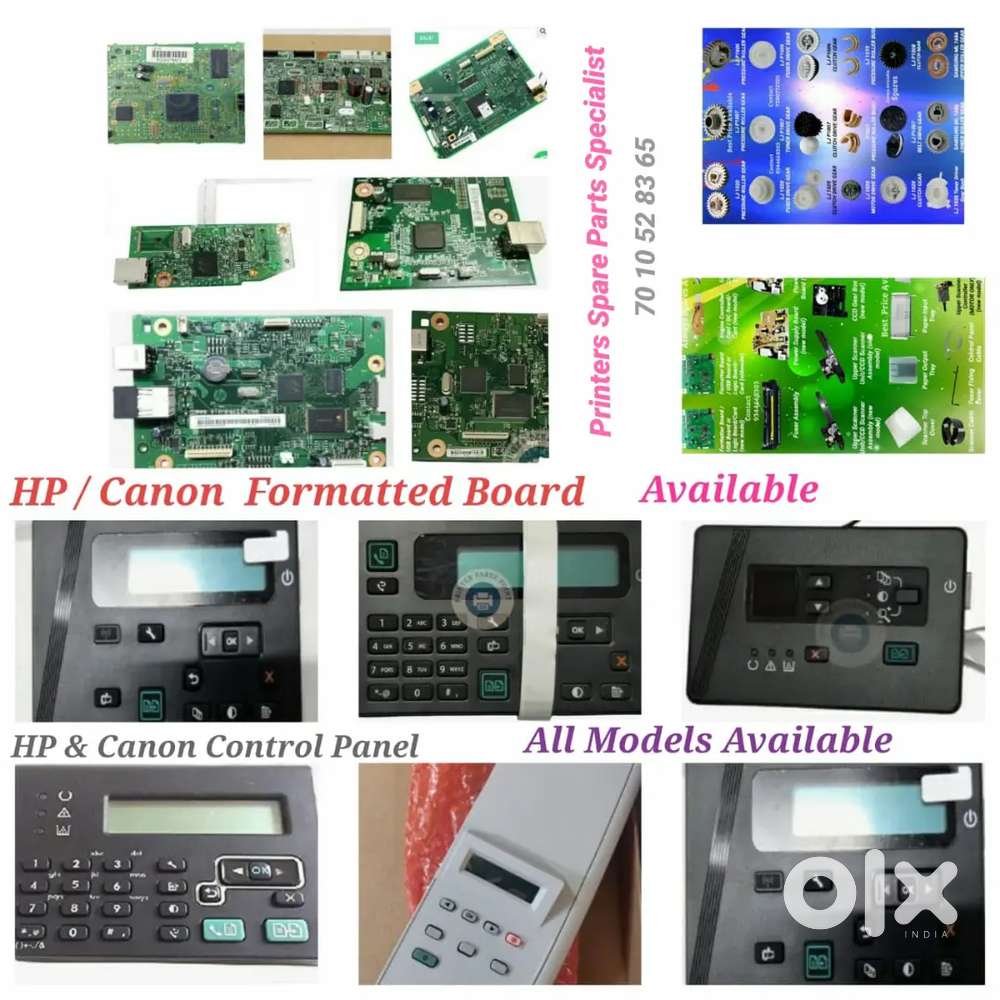 HP and Canon  spares Parts &  AccessoriesAvailable...