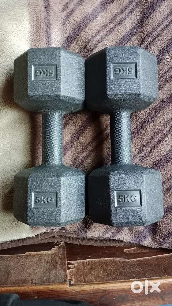 5x2 cement dumbbells,good condition,thoda used ₹600 me available