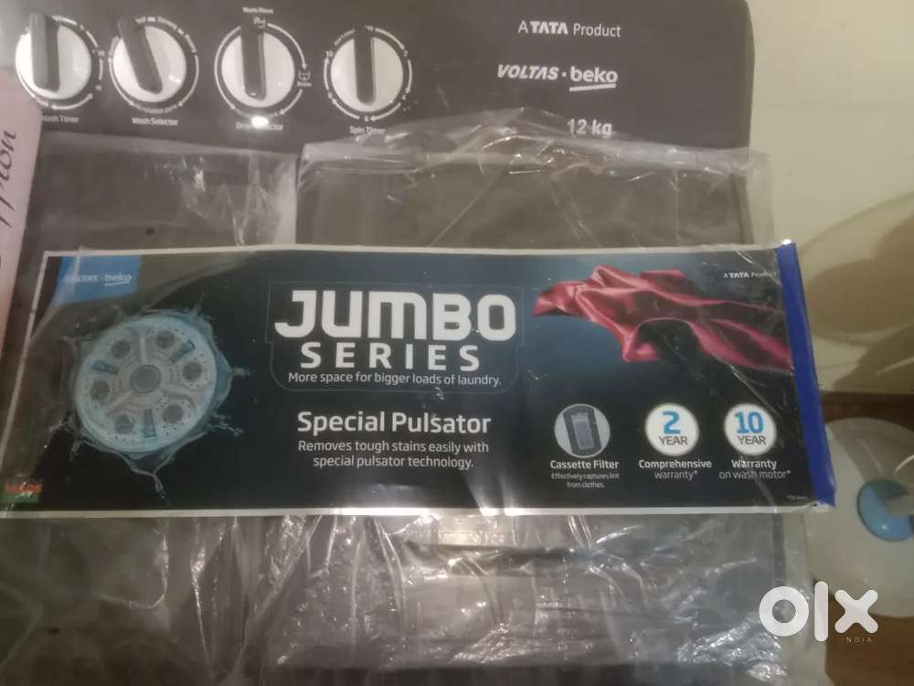 Tata voltas washing machine 12 kg new machine