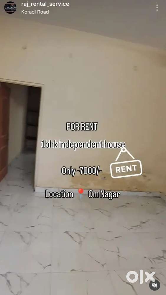 1bhk independent house portion for rent