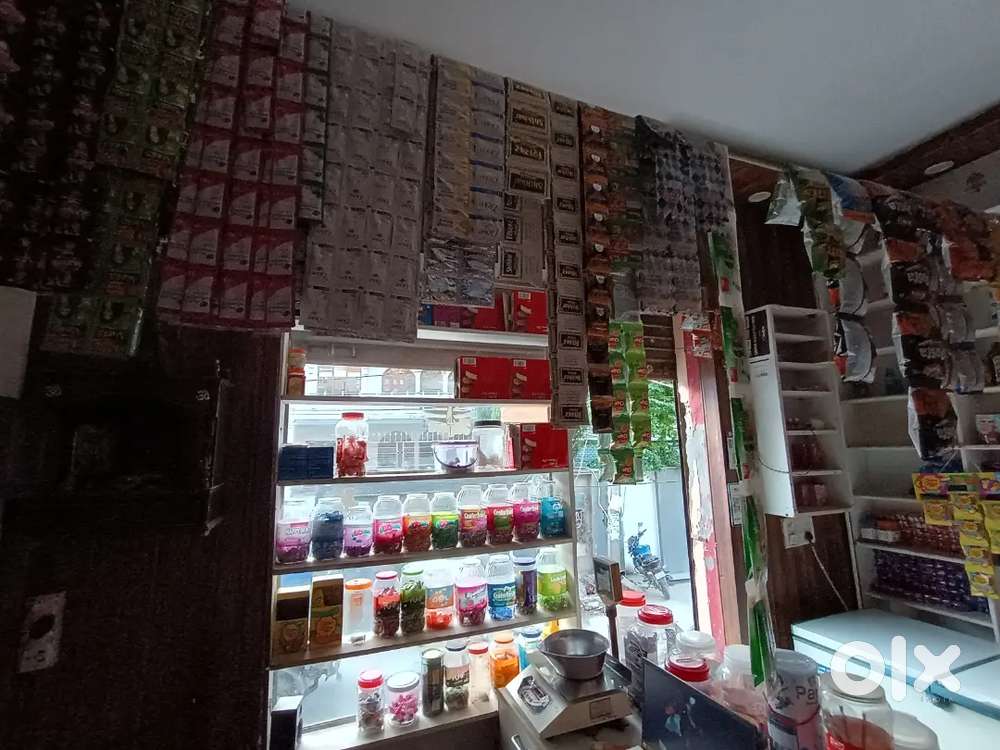 Complete shop products and rack etc